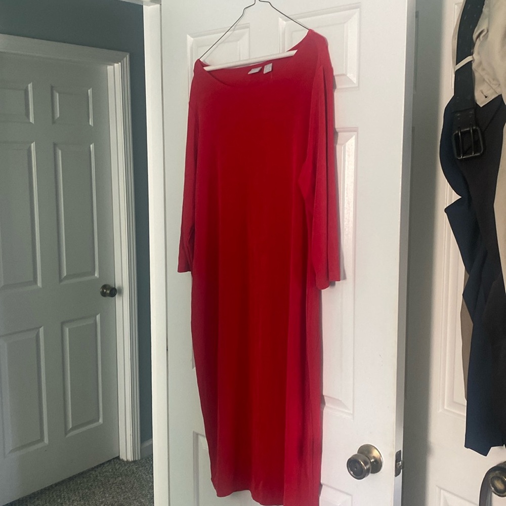 Chicos travelers classic midi style dress